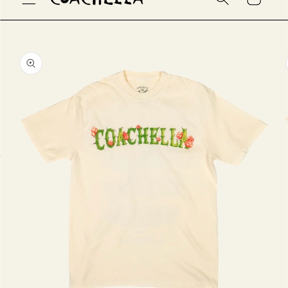 Coachella • Cactus Flower 2025 Lineup Tee - Picture 7 of 9